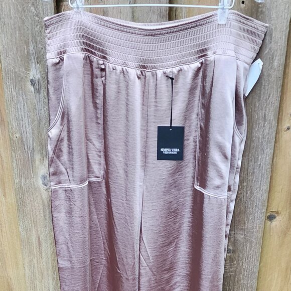 *NWT* Simply Vera Wang Wide Leg satin trousers - Picture 2 of 15